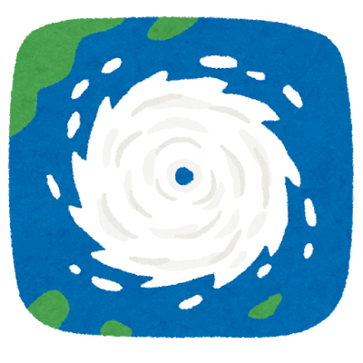 台風🌪️ アイキャッチ画像