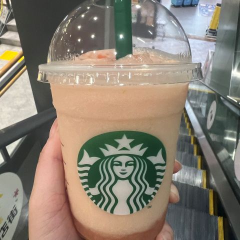 🍑ヘブンリーピーチフラペチーノ🍑 アイキャッチ画像